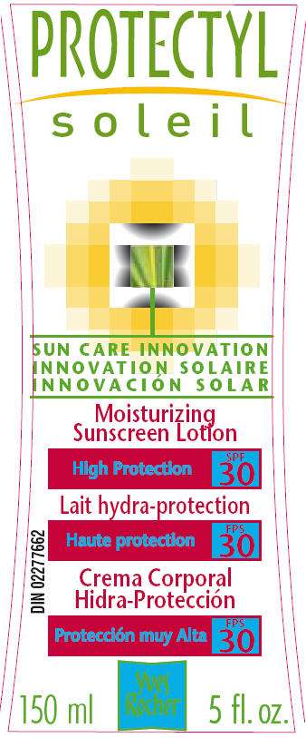 Protectyl soleil moisturizing sunscreen lotion high protection spf 30